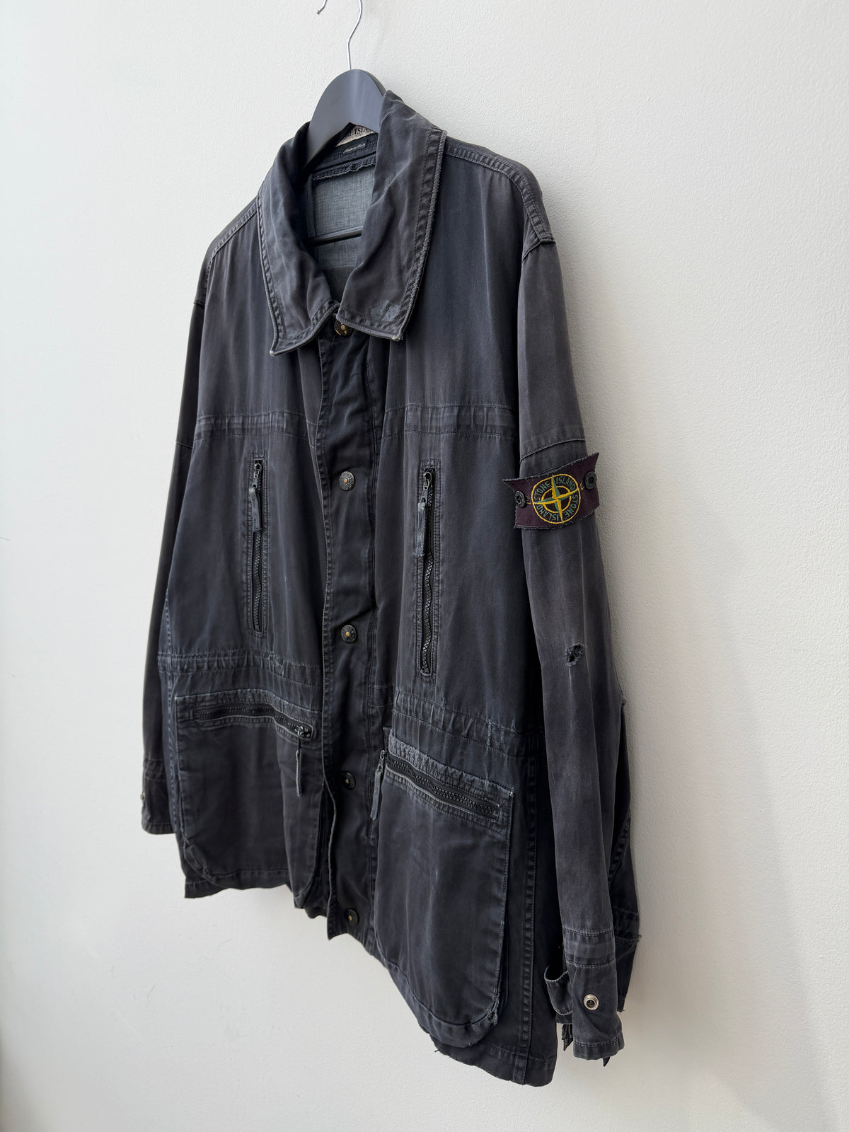 Stone Island 00s Raso Gommato Field Jacket