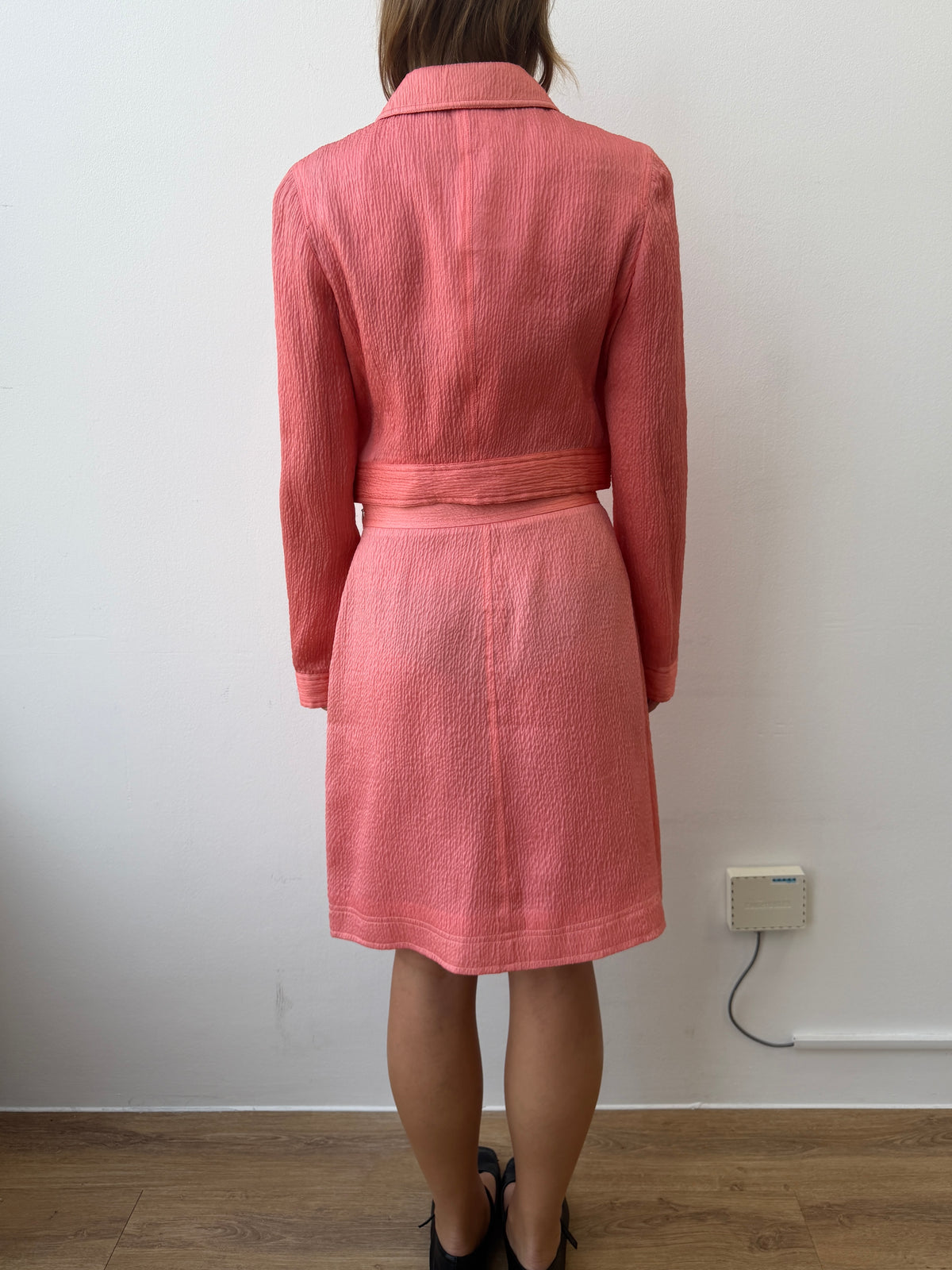 Prada 90s Textured Silk Set