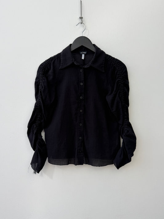 Armani Jeans 00s Ruffle Shirt