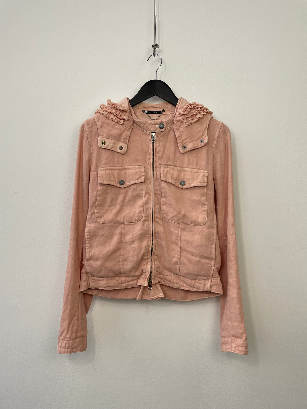 C.P. Company Donna Cropped Detachable-Hood Jacket