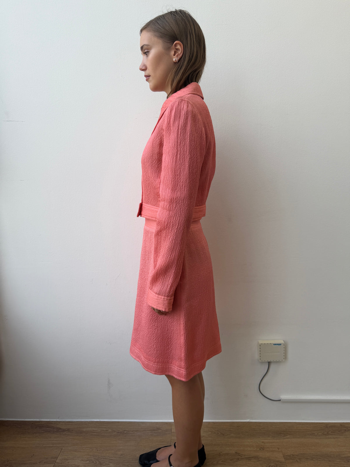 Prada 90s Textured Silk Set