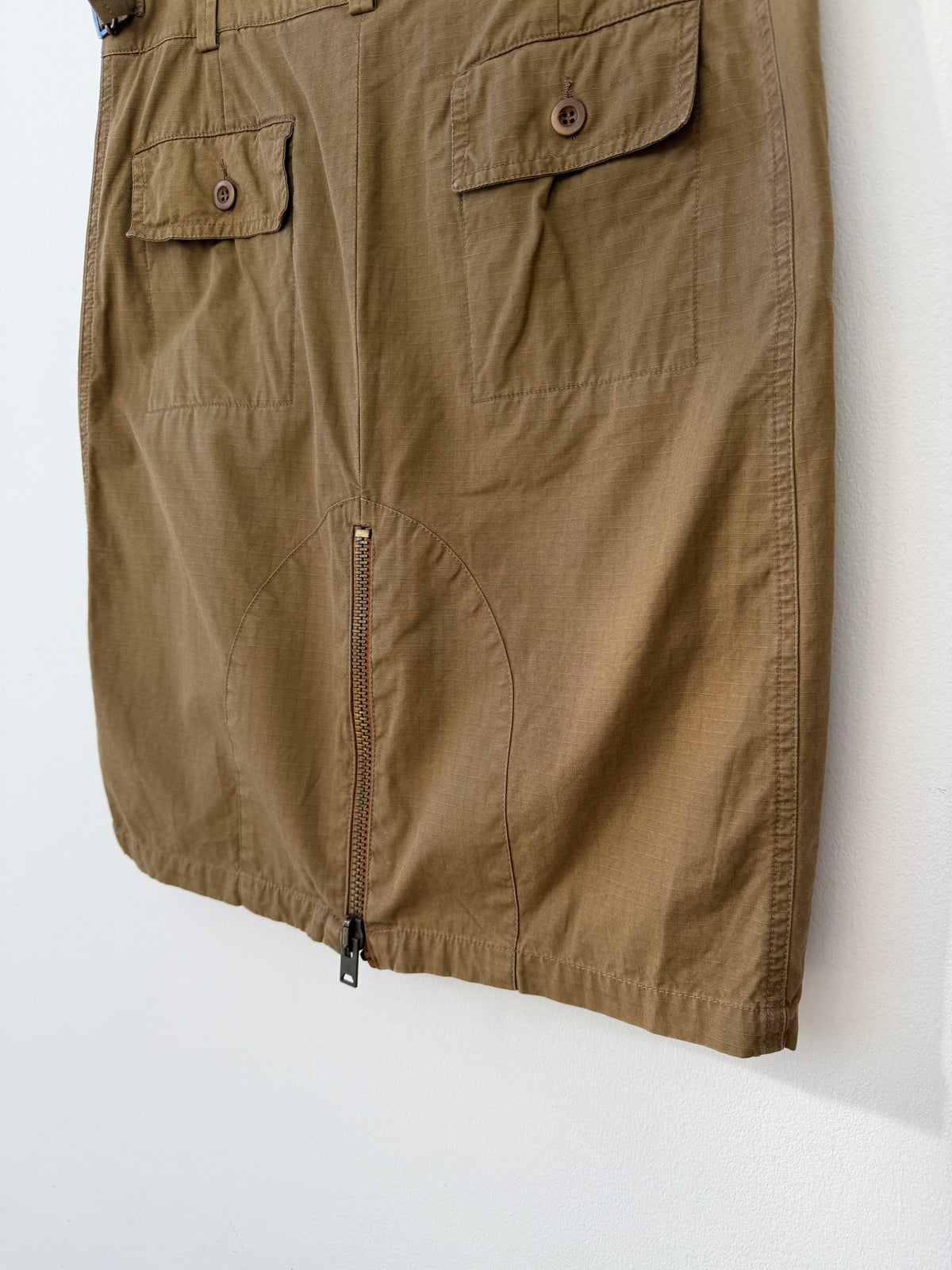 Miu Miu 00s Ripstop Cargo Skirt