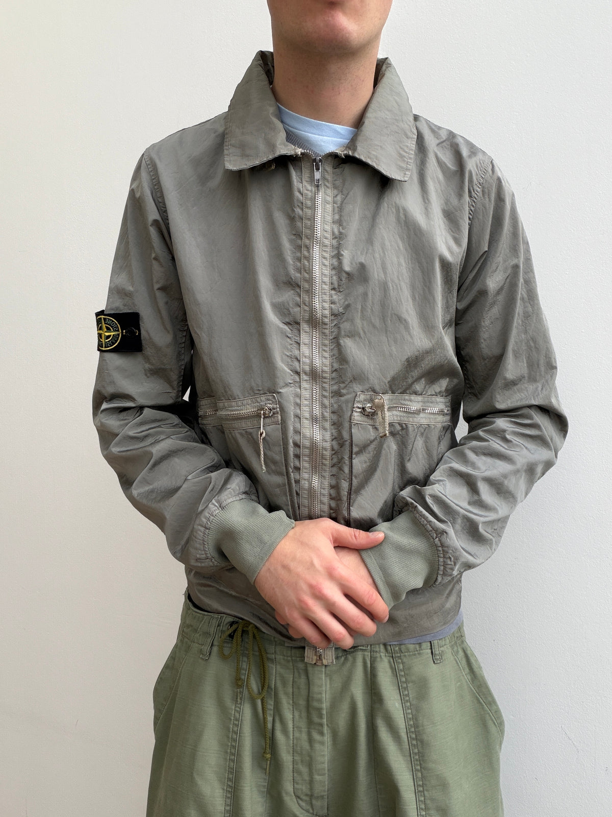 Stone Island SS08 Archive Nylon Metal Flight Bomber Jacket