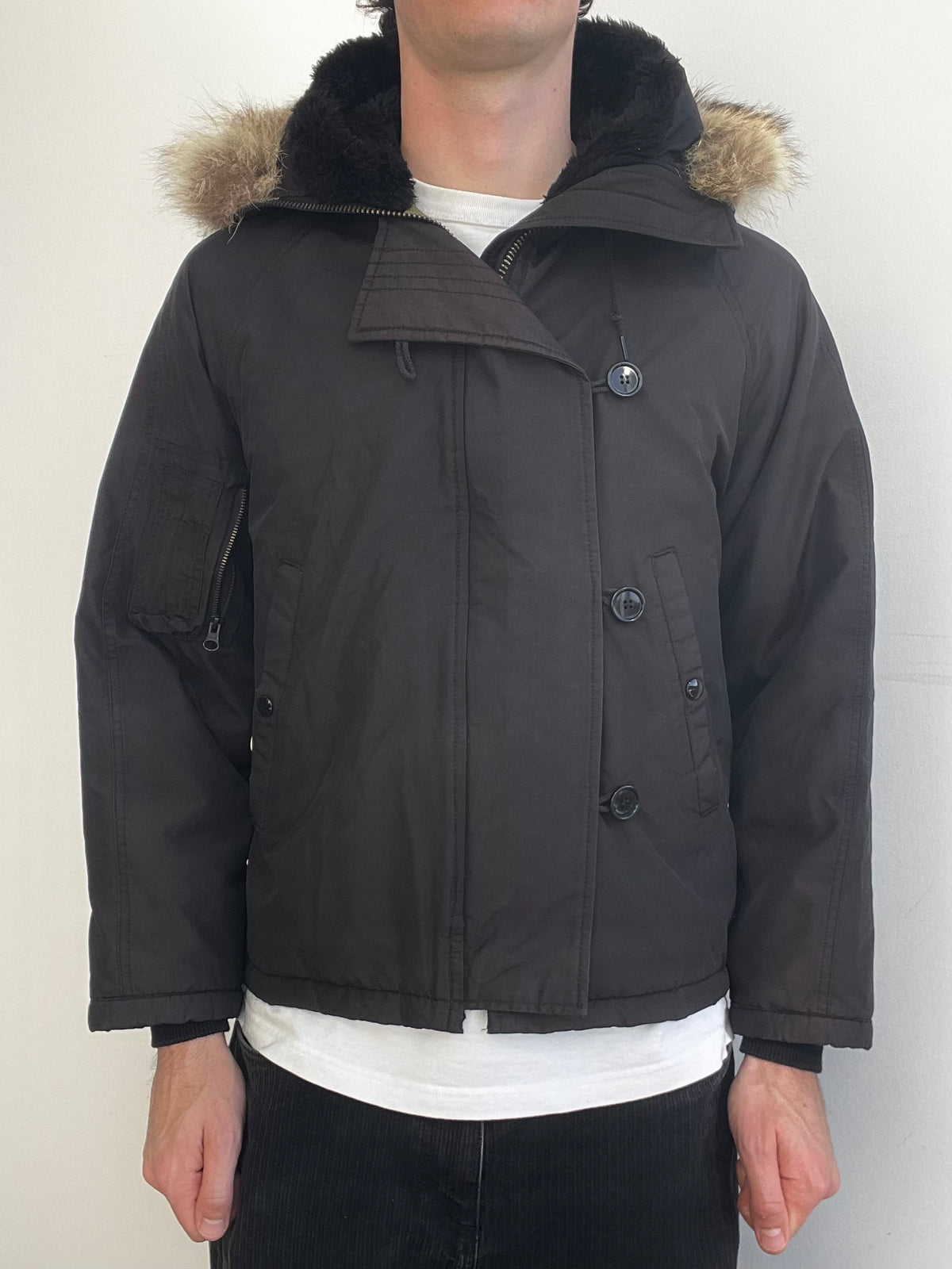 Spiewak & Sons 80s Golden Fleece Fur-Hood N-2B Flight Jacket
