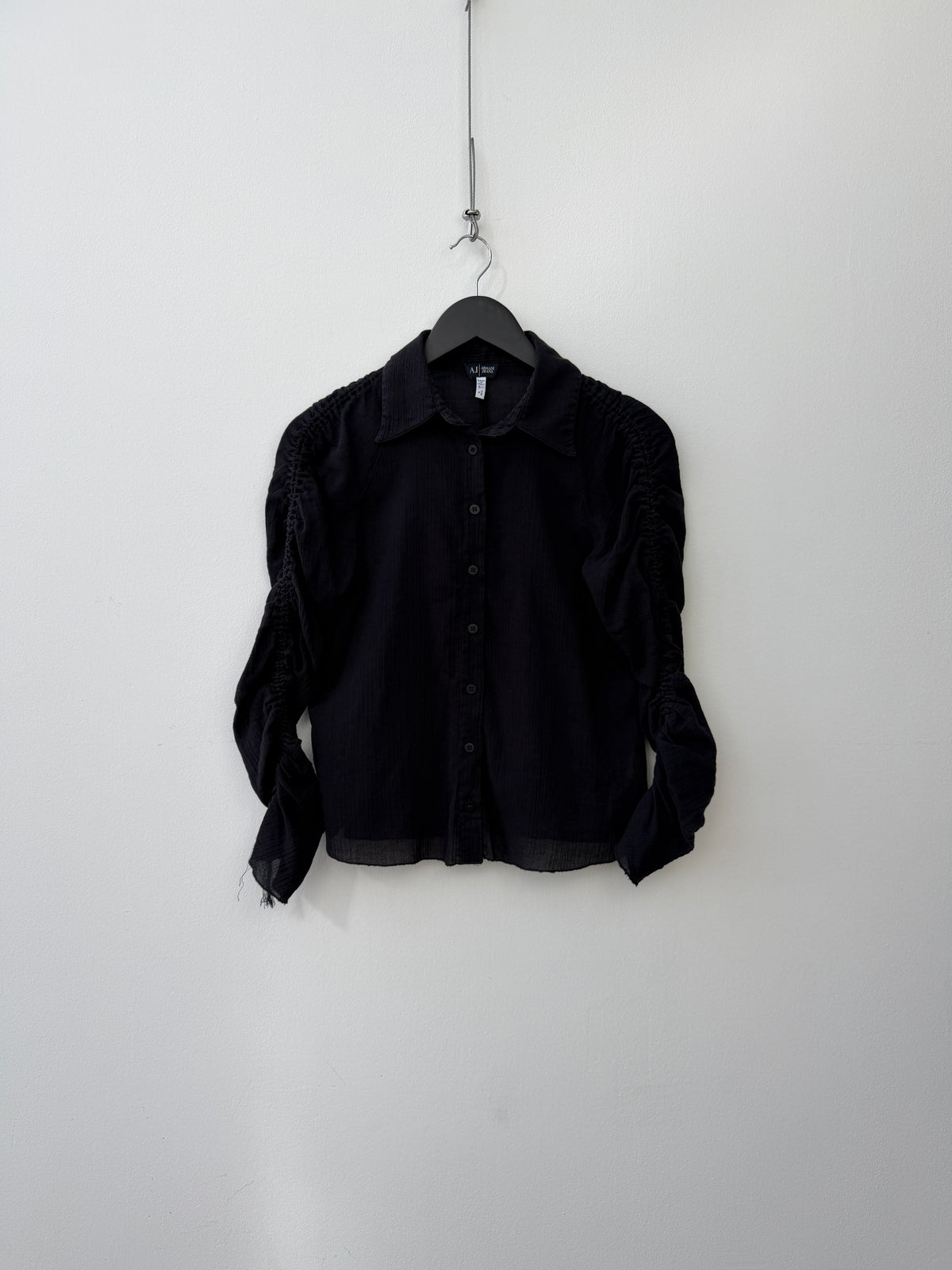 Armani Jeans 00s Ruffle Shirt
