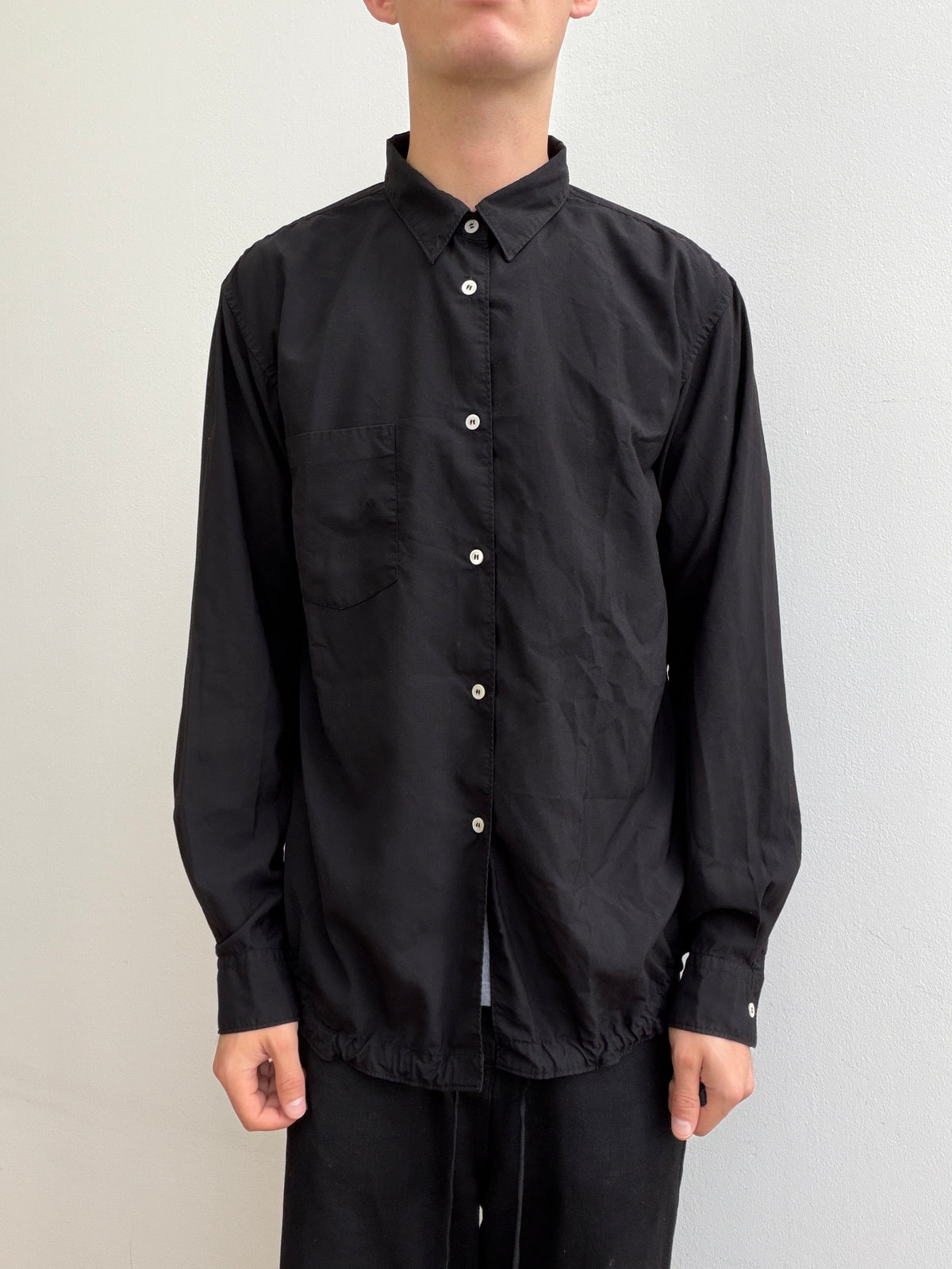 Comme Des Garçon Homme Deux Drawstring Shirt