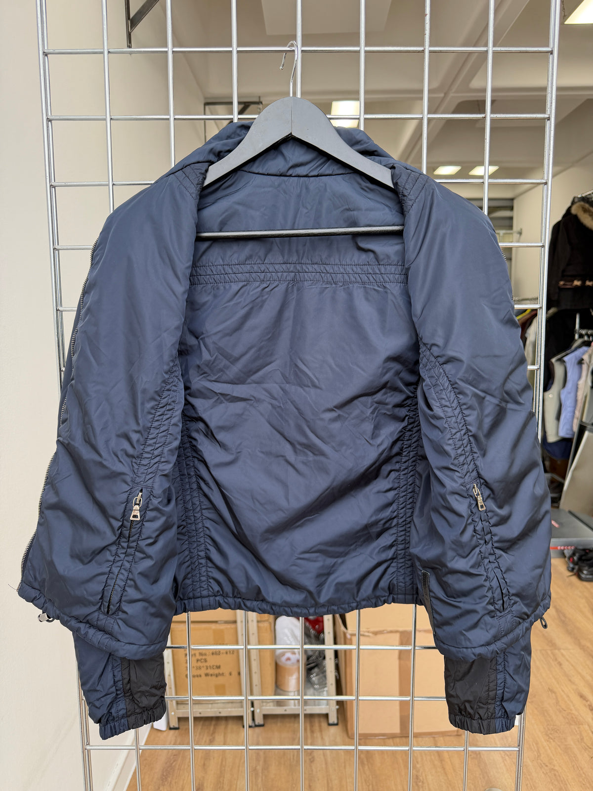 Prada Sport 2008 Reversible Nylon Padded Bomber Jacket