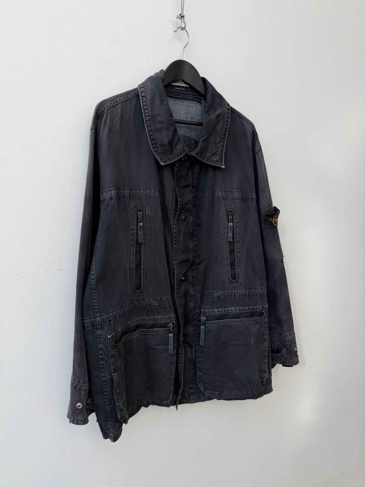 Stone Island 00s Raso Gommato Field Jacket