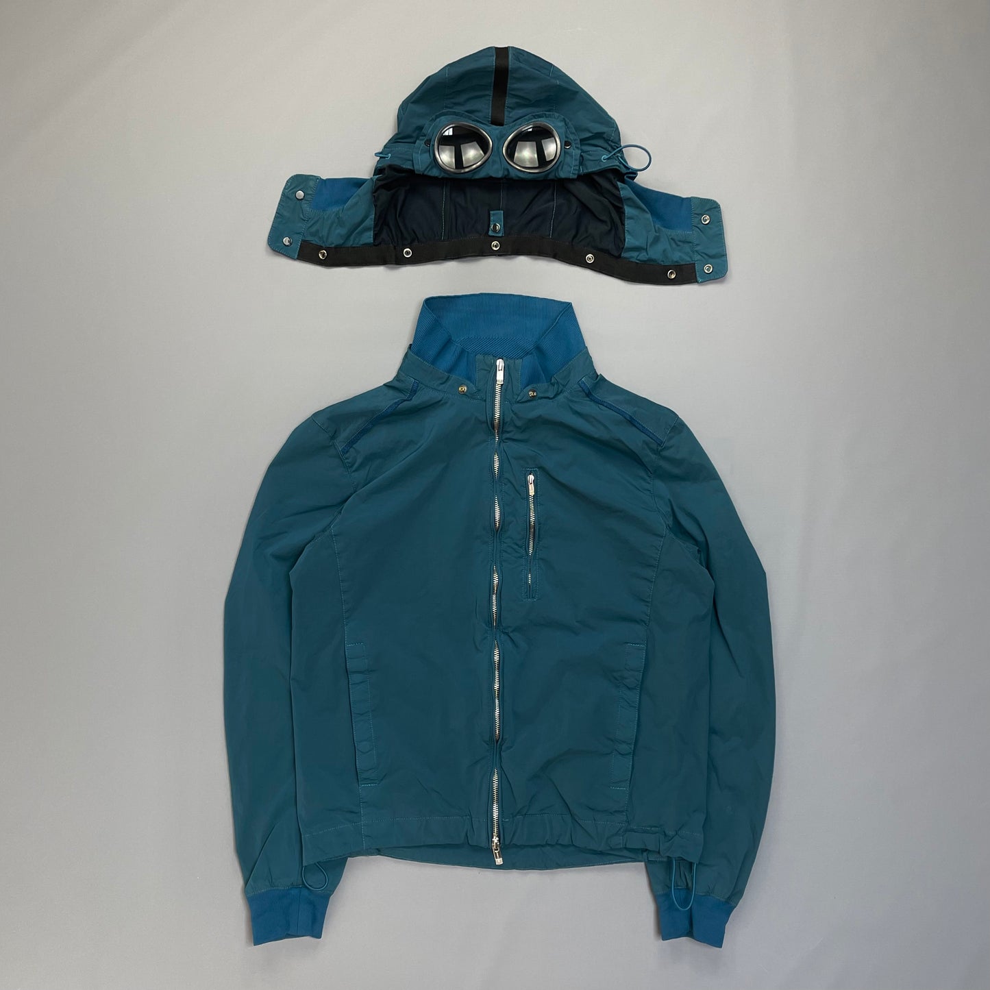 C.P. Company Blue Nycra Goggle Jacket