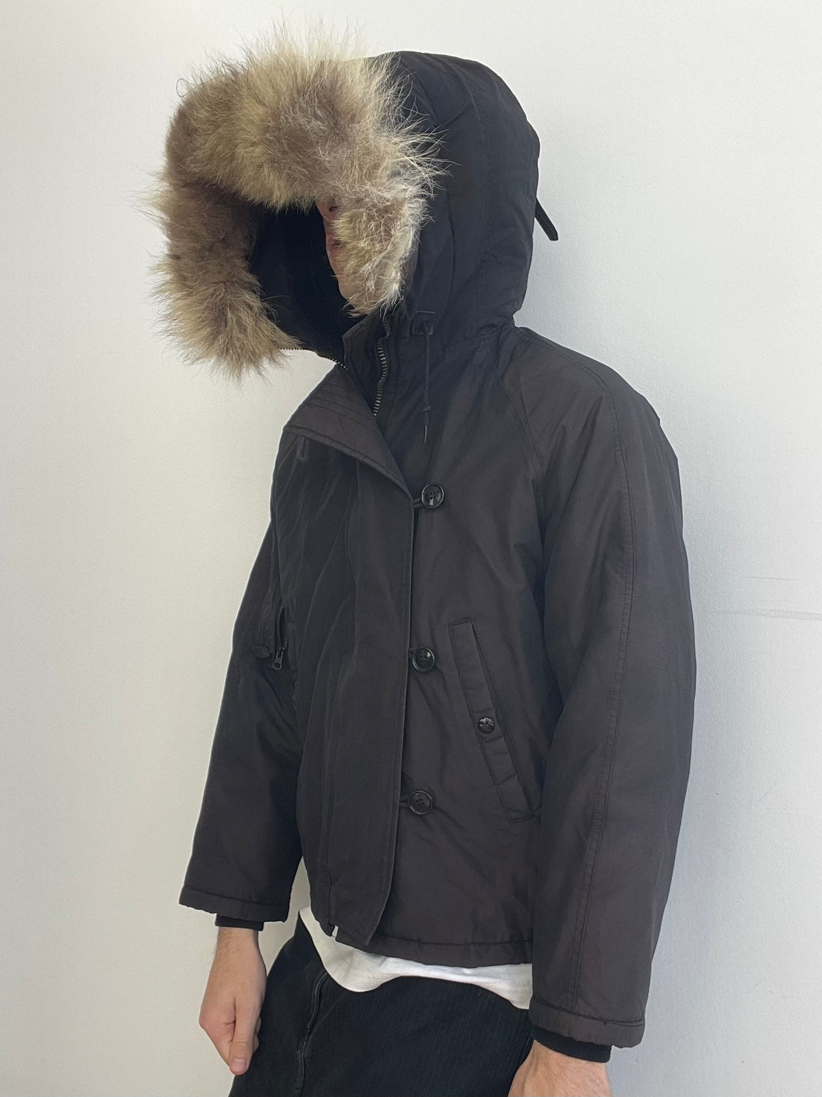 Spiewak & Sons 80s Golden Fleece Fur-Hood N-2B Flight Jacket