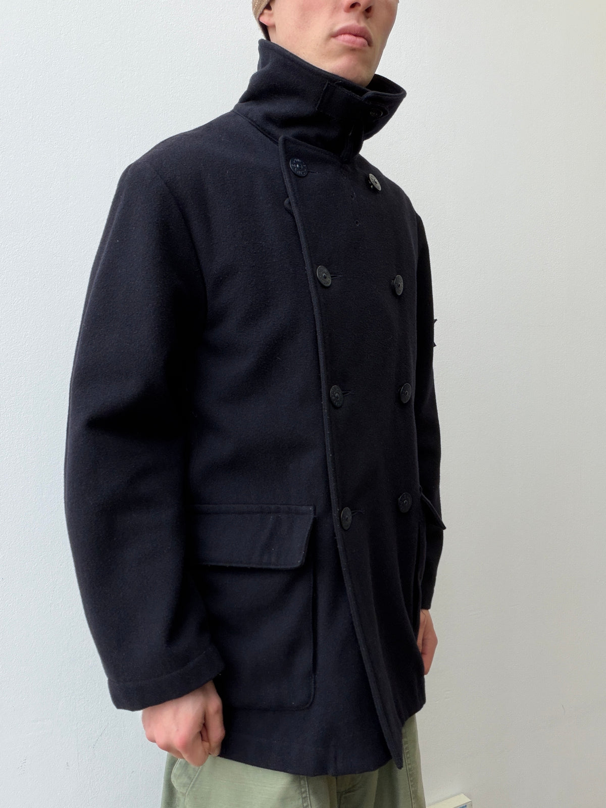 Stone Island AW99 Dutch-Rope Wool Overcoat