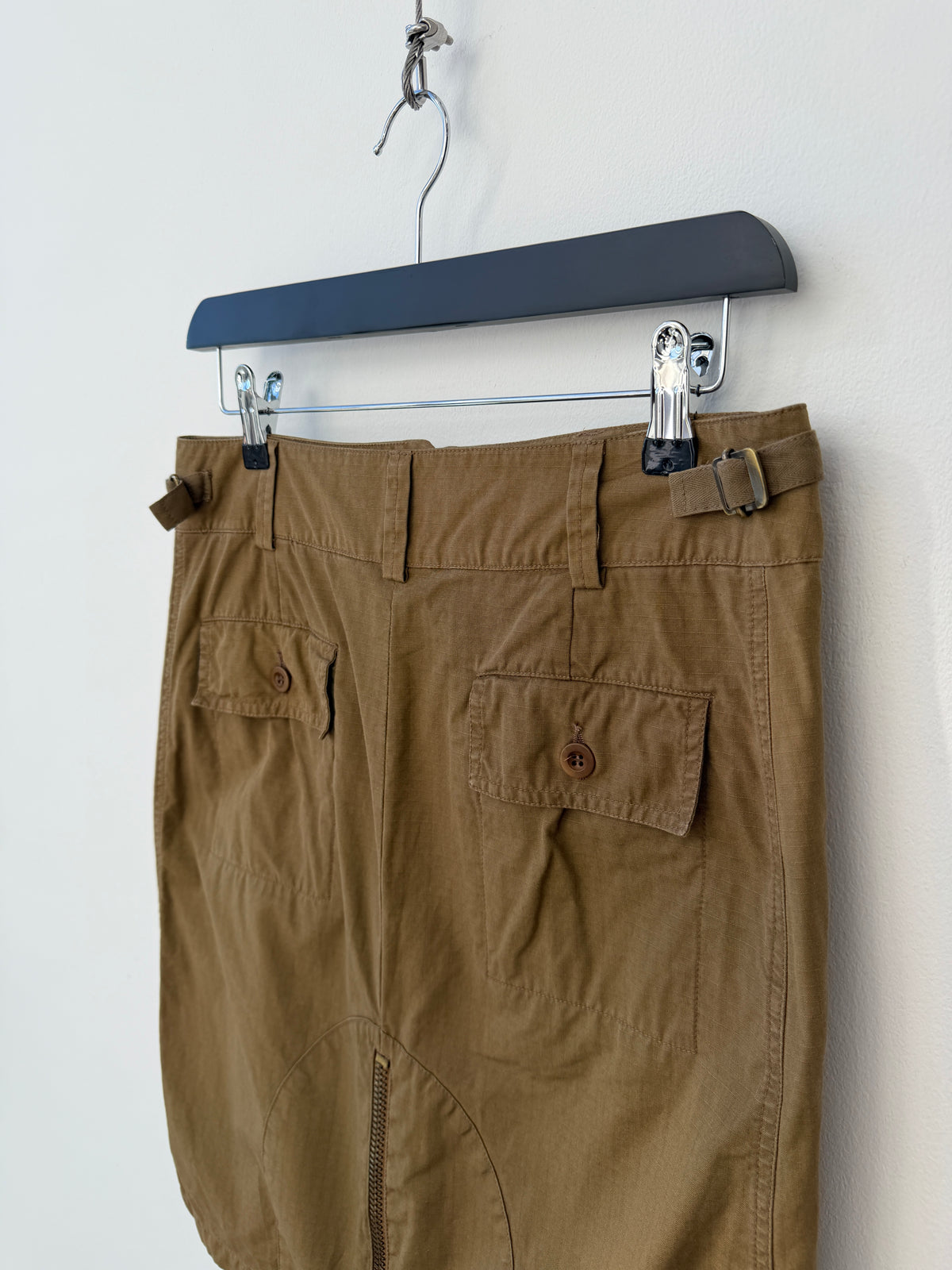Miu Miu 00s Ripstop Cargo Skirt