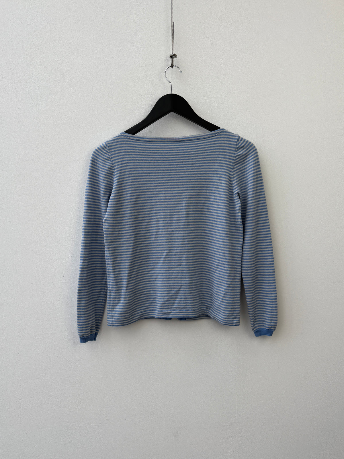 Prada Stripe Button-Up Cardigan