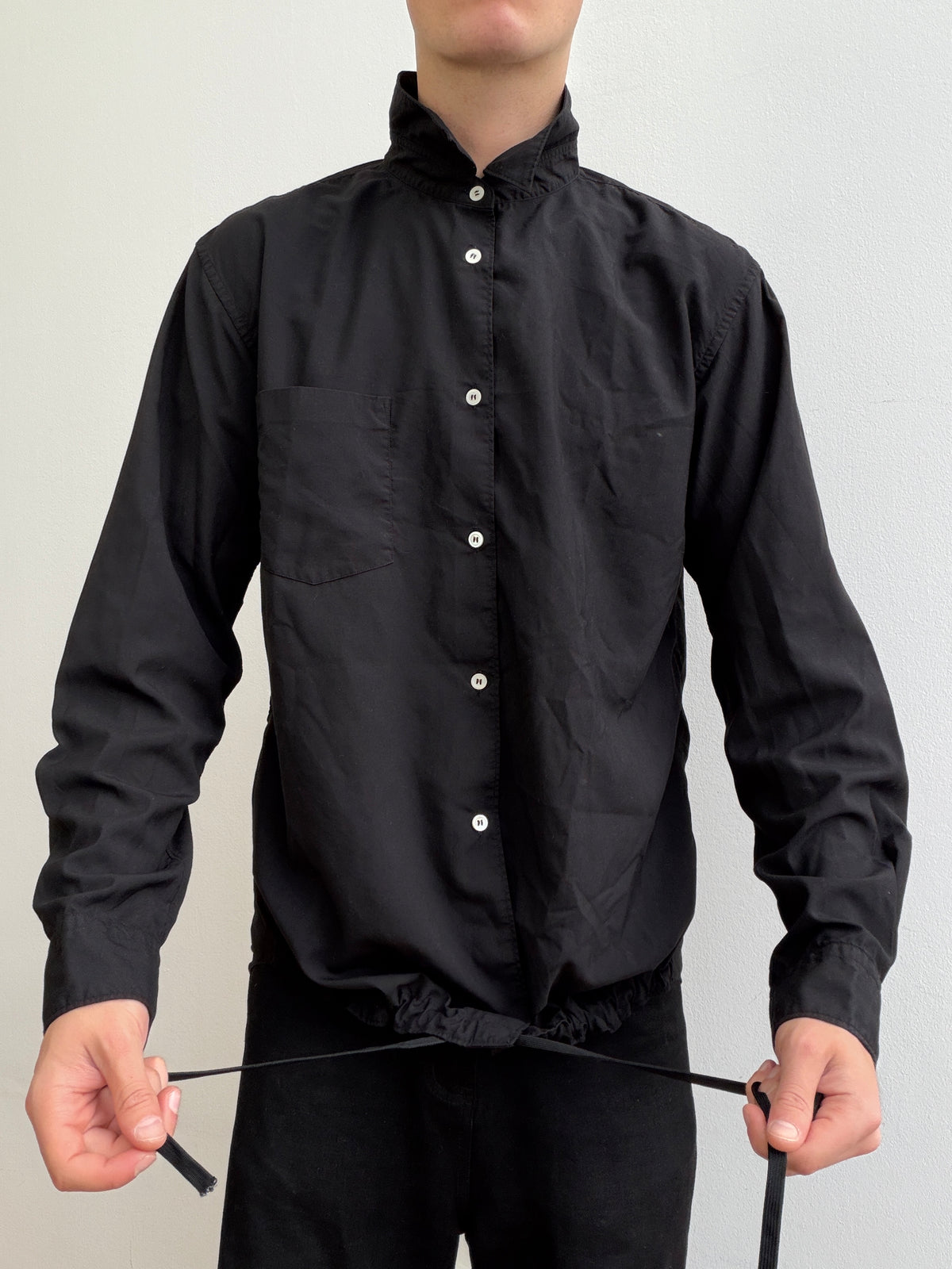 Comme Des Garçon Homme Deux Drawstring Shirt