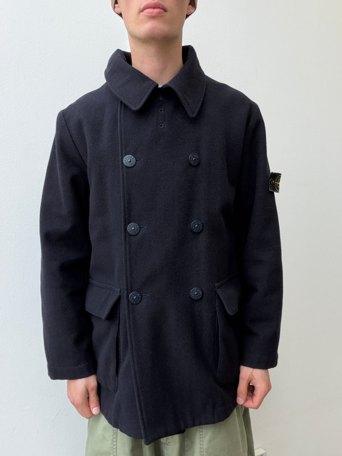 Stone Island AW99 Dutch-Rope Wool Overcoat
