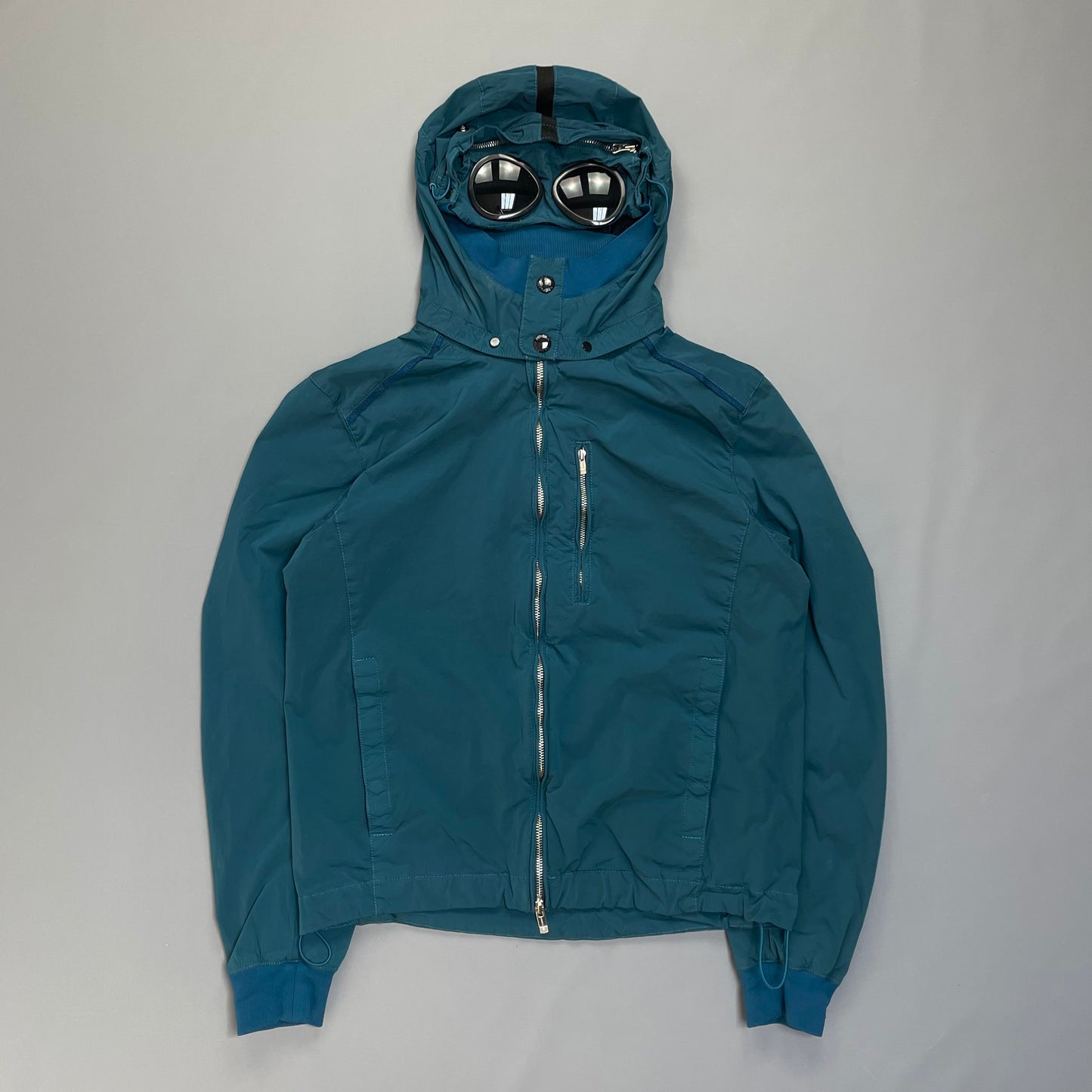 C.P. Company Blue Nycra Goggle Jacket