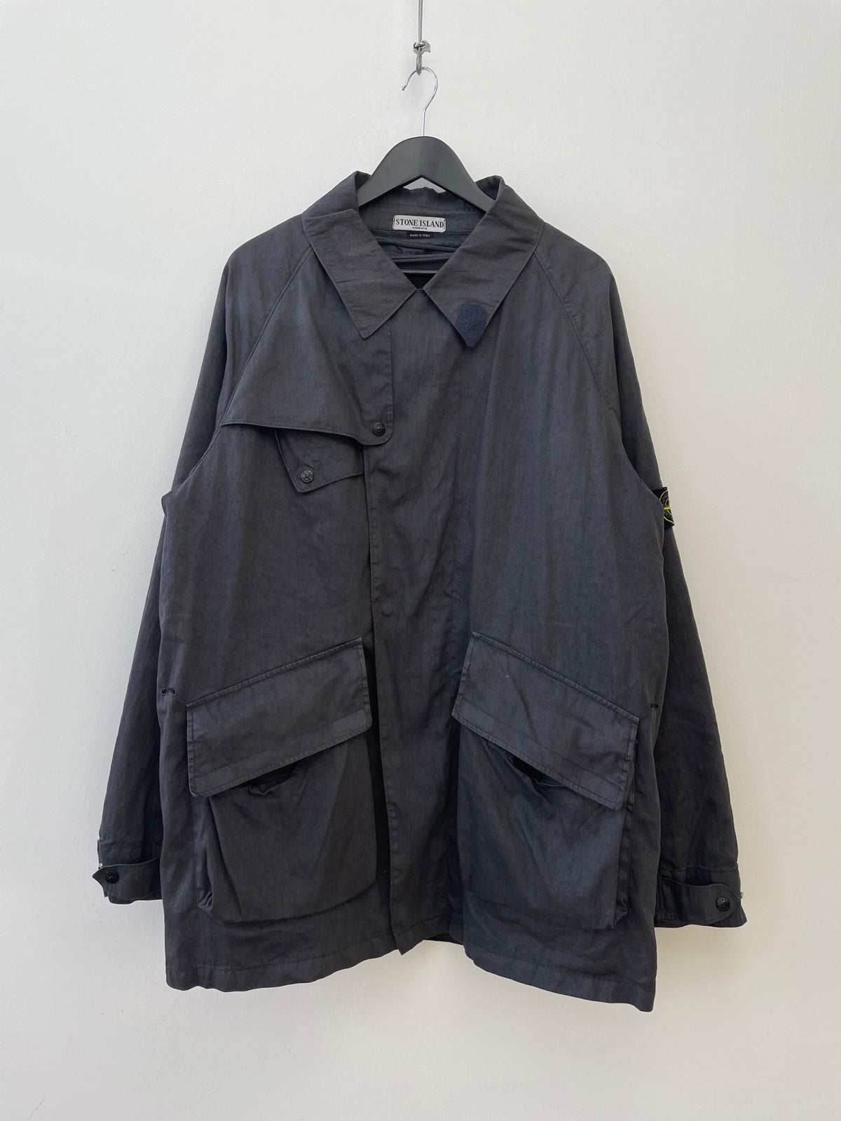 Stone Island AW04 Dutch Rope Liner Linen Overcoat
