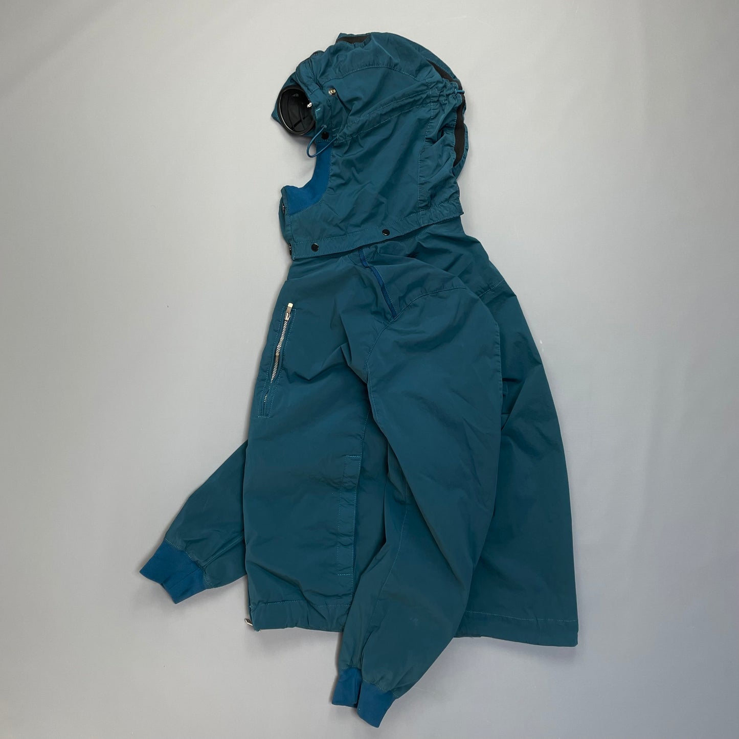C.P. Company Blue Nycra Goggle Jacket