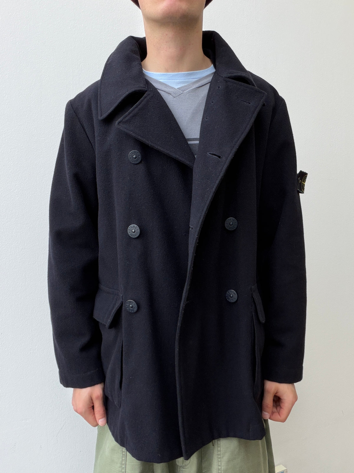 Stone Island AW99 Dutch-Rope Wool Overcoat
