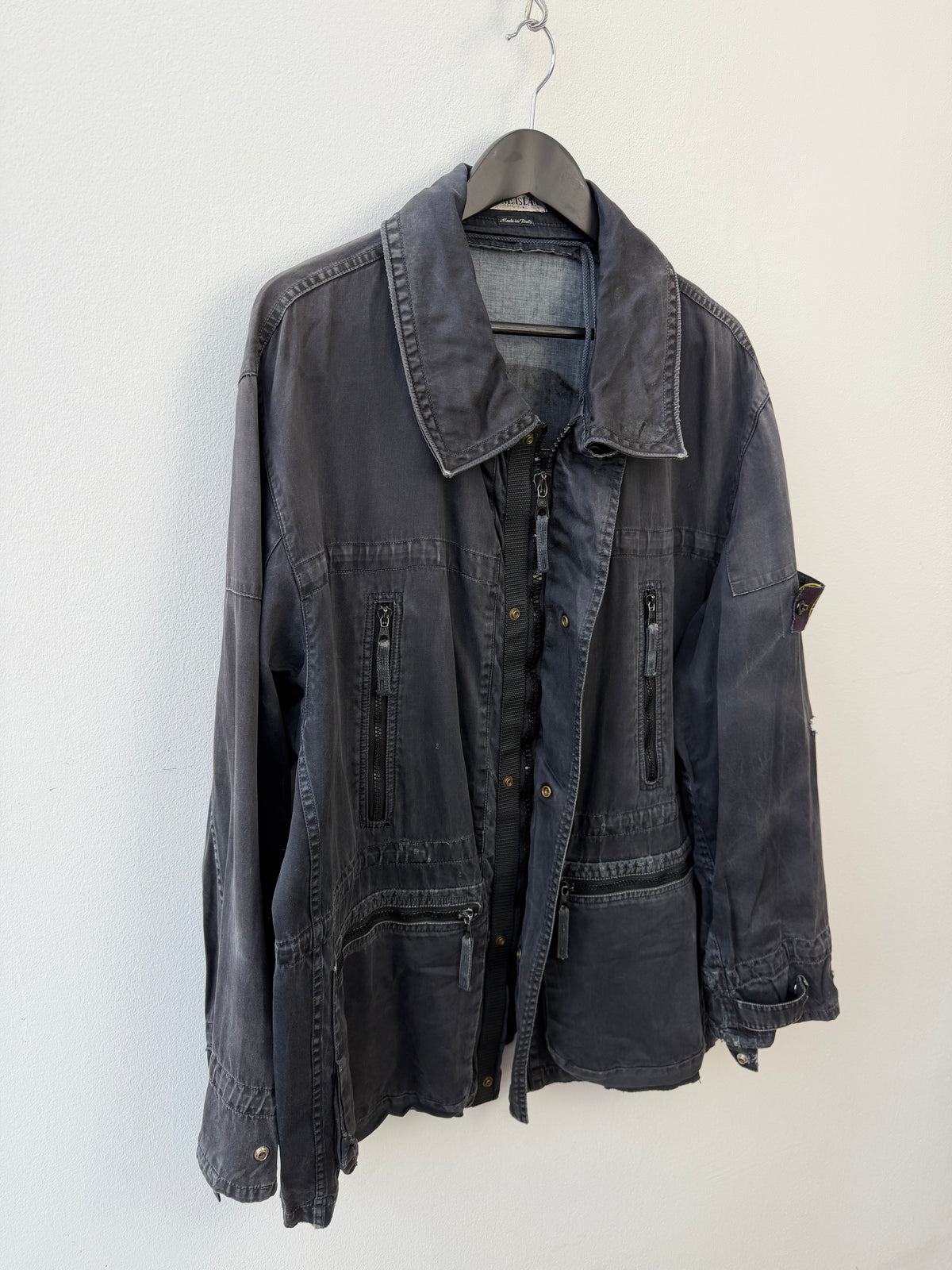 Stone Island 00s Raso Gommato Field Jacket