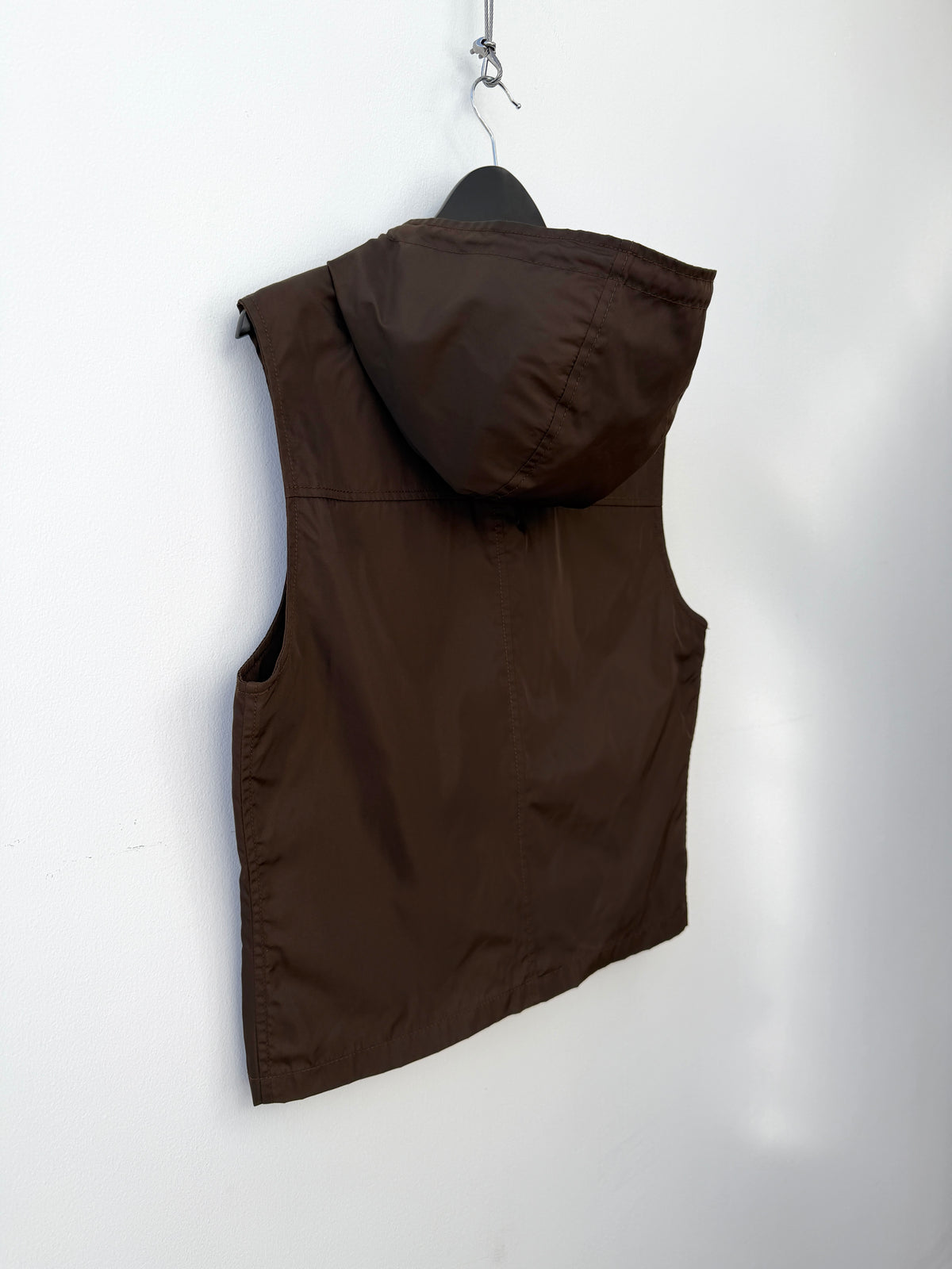 Prada 90s Nylon Hooded Vest