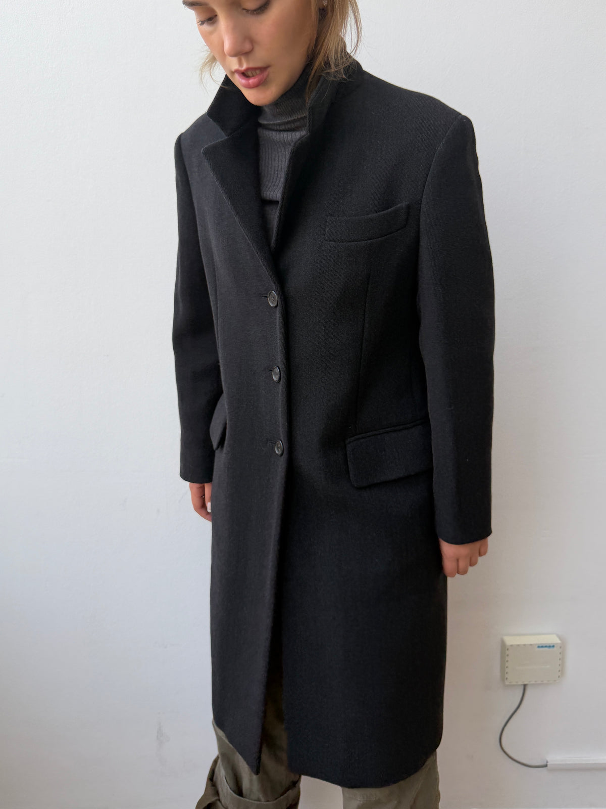Prada 90s Wool Overcoat