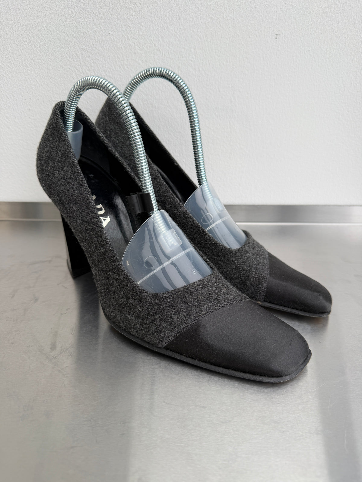 Prada FW99 Wool Heels