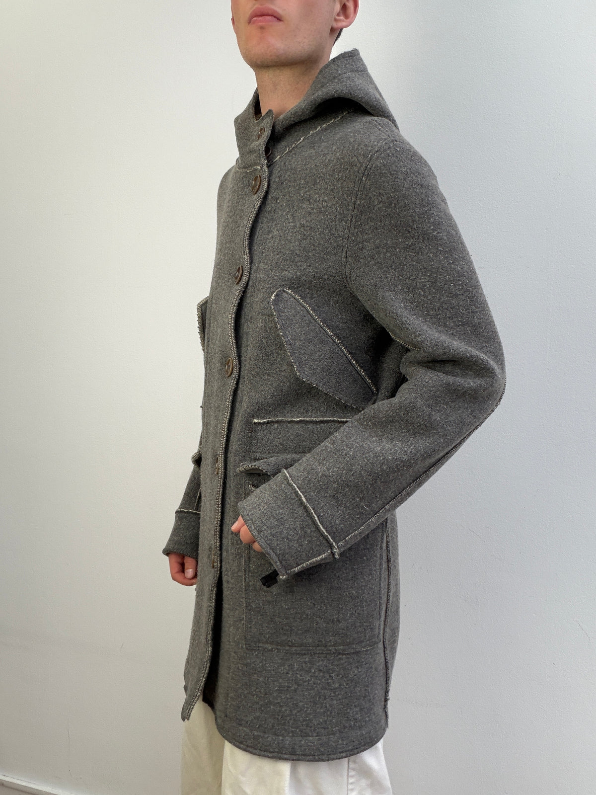 C.P. Company AW09 Wool Hooded Overcoat