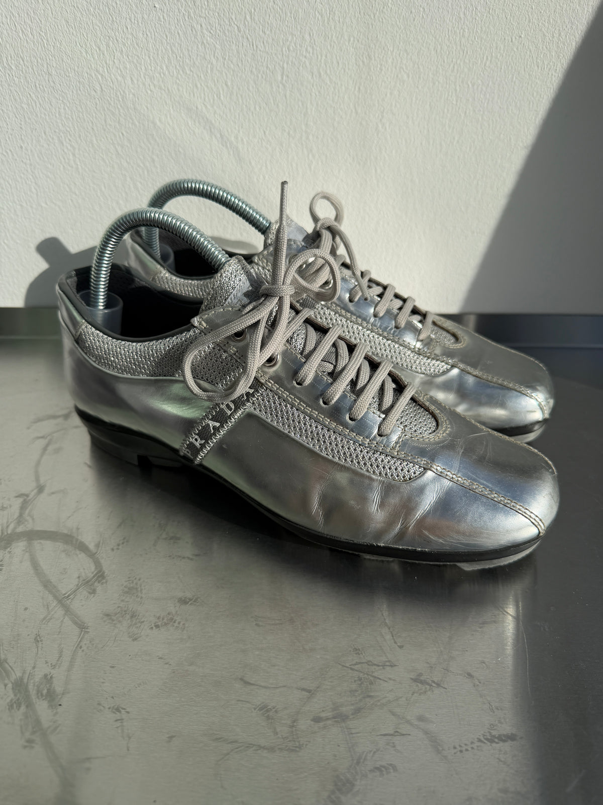 Prada Sport 00s Metallic Trainers