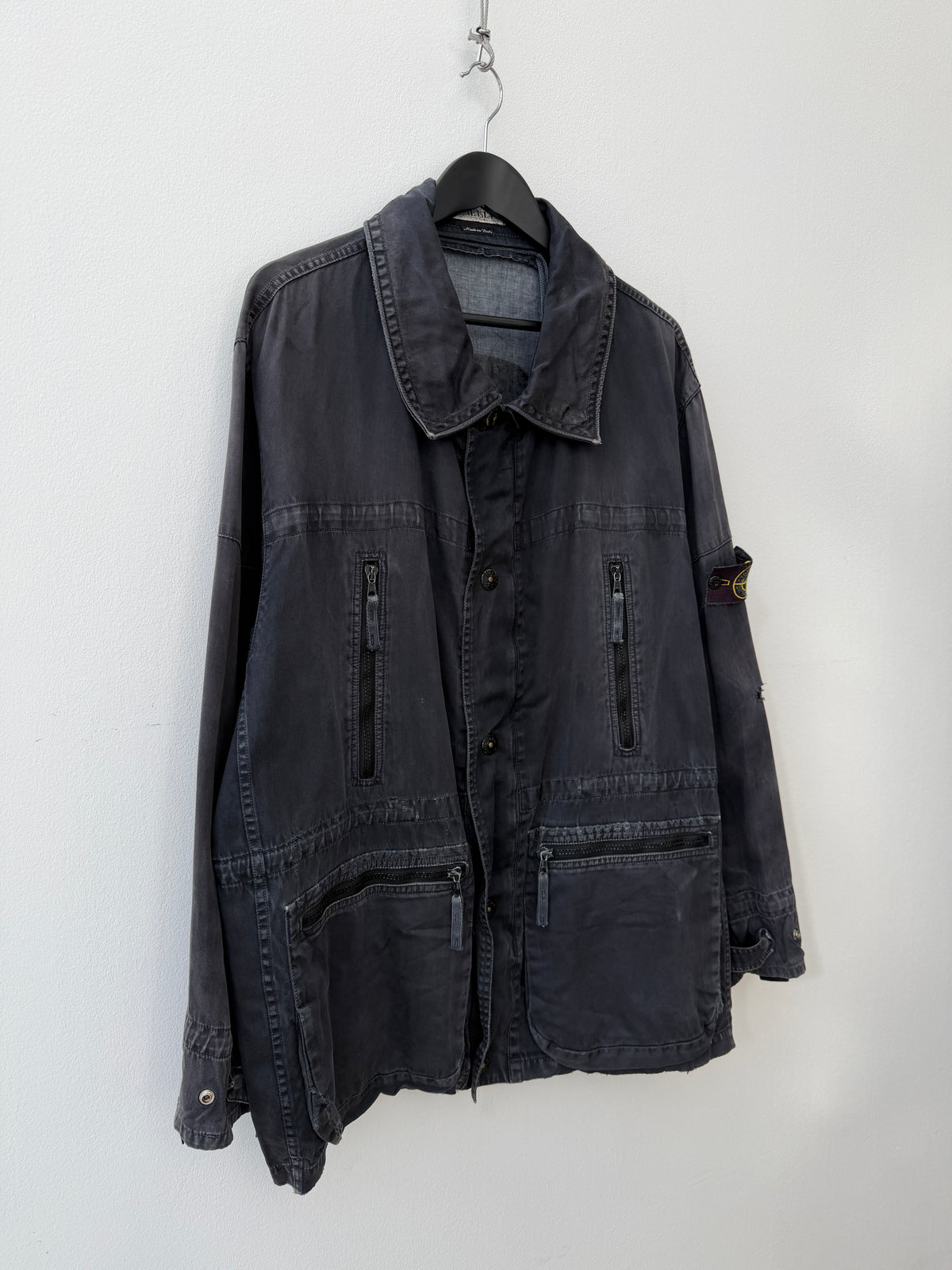 Stone Island 00s Raso Gommato Field Jacket