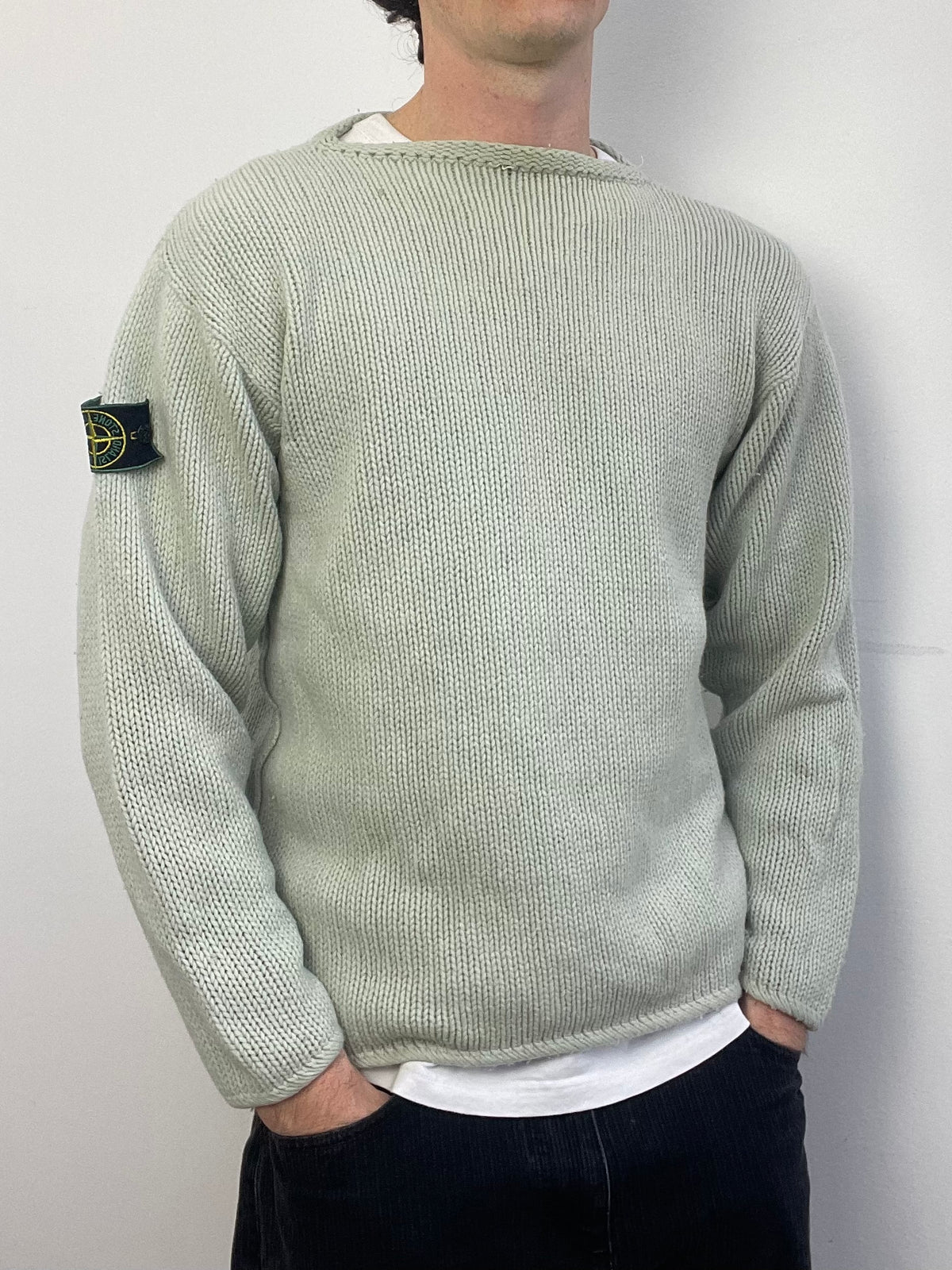 Stone Island 90s Wool Knit Jumper