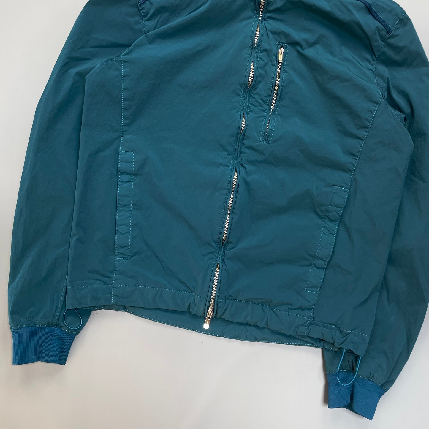 C.P. Company Blue Nycra Goggle Jacket