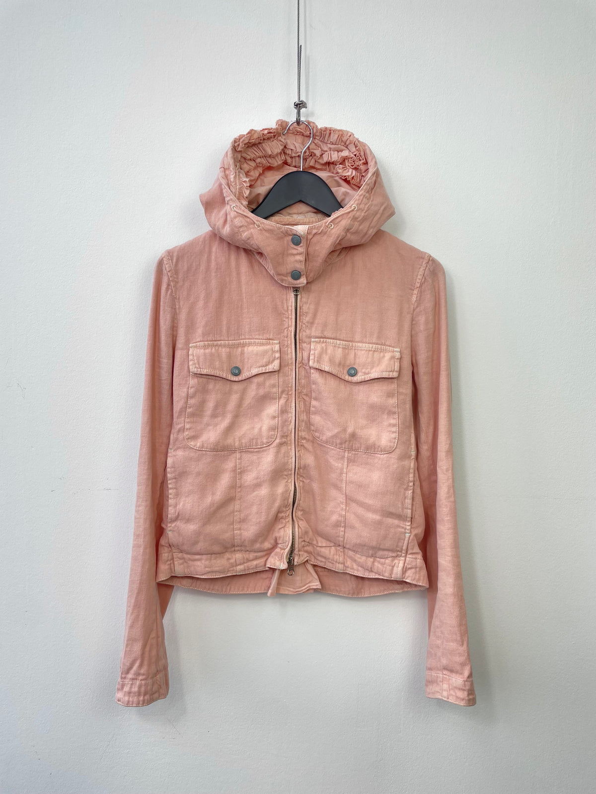 C.P. Company Donna Cropped Detachable-Hood Jacket