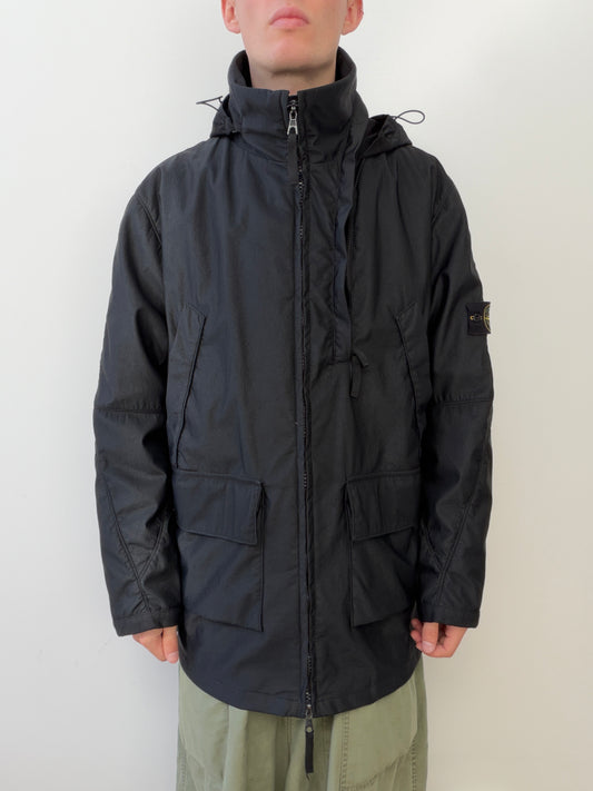 Stone Island AW00 Nylam Dutch Rope Liner Asymmetrical Overcoat