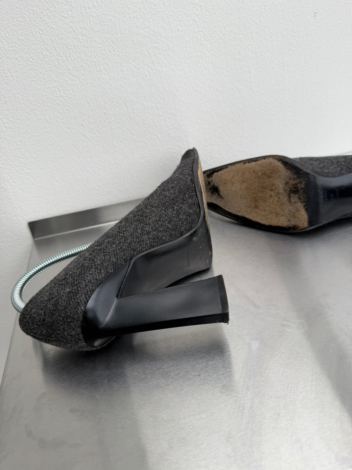 Prada FW99 Wool Heels