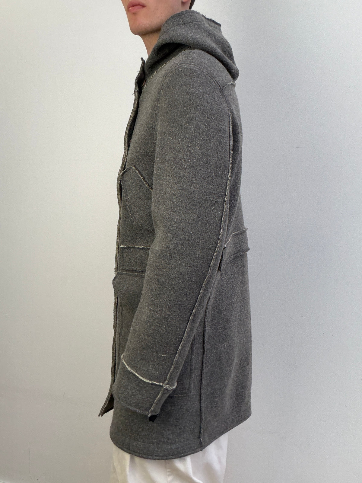 C.P. Company AW09 Wool Hooded Overcoat