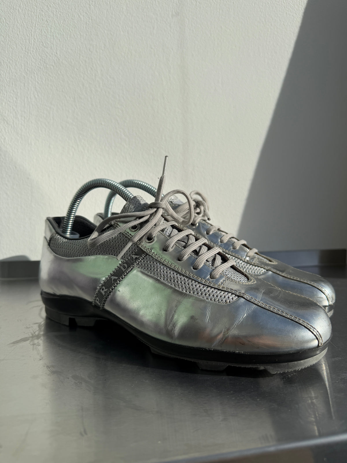 Prada Sport 00s Metallic Trainers