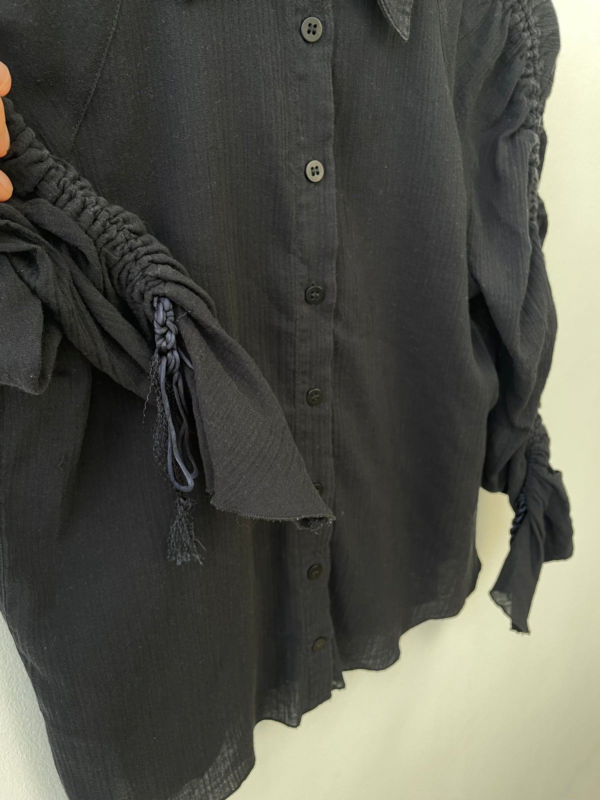 Armani Jeans 00s Ruffle Shirt