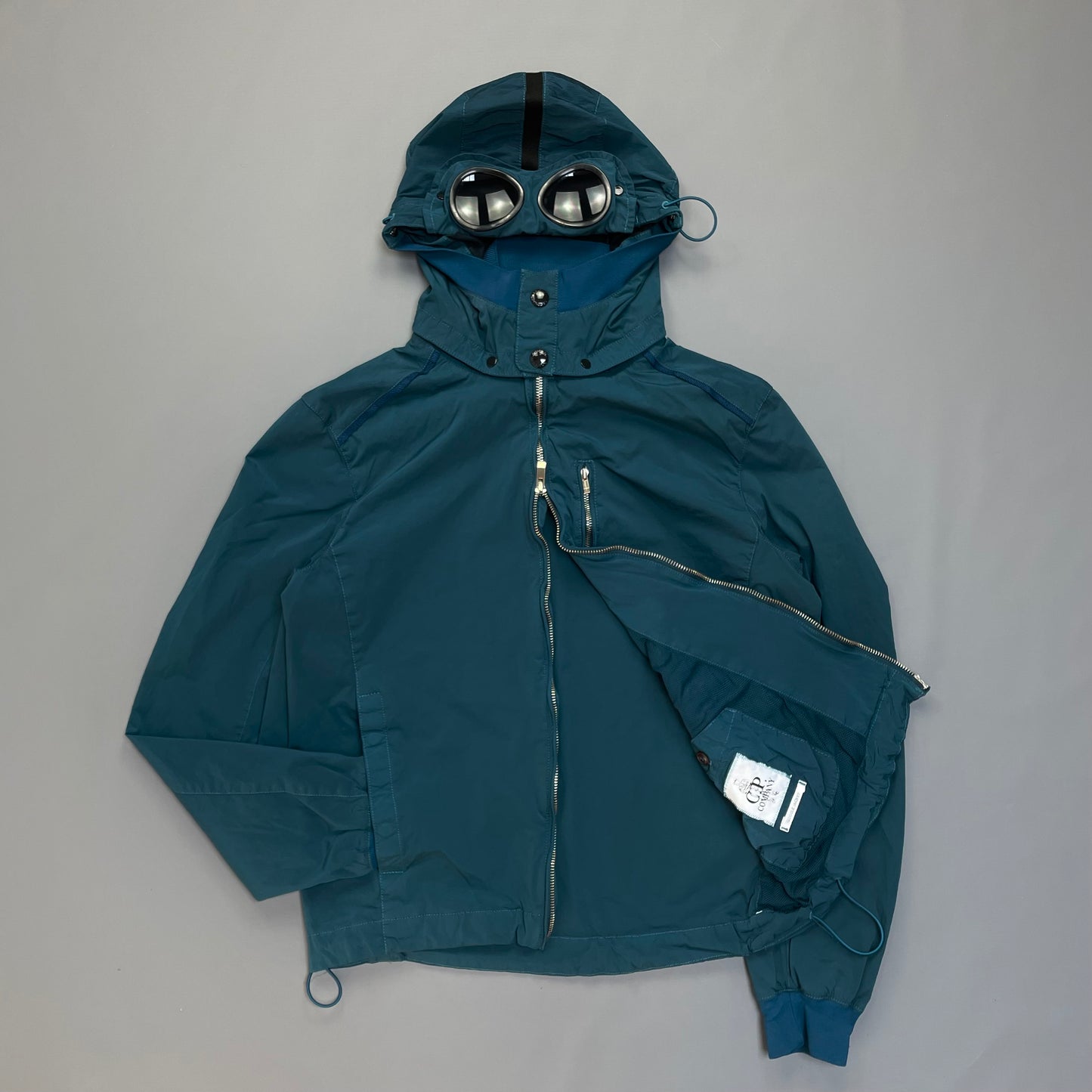 C.P. Company Blue Nycra Goggle Jacket