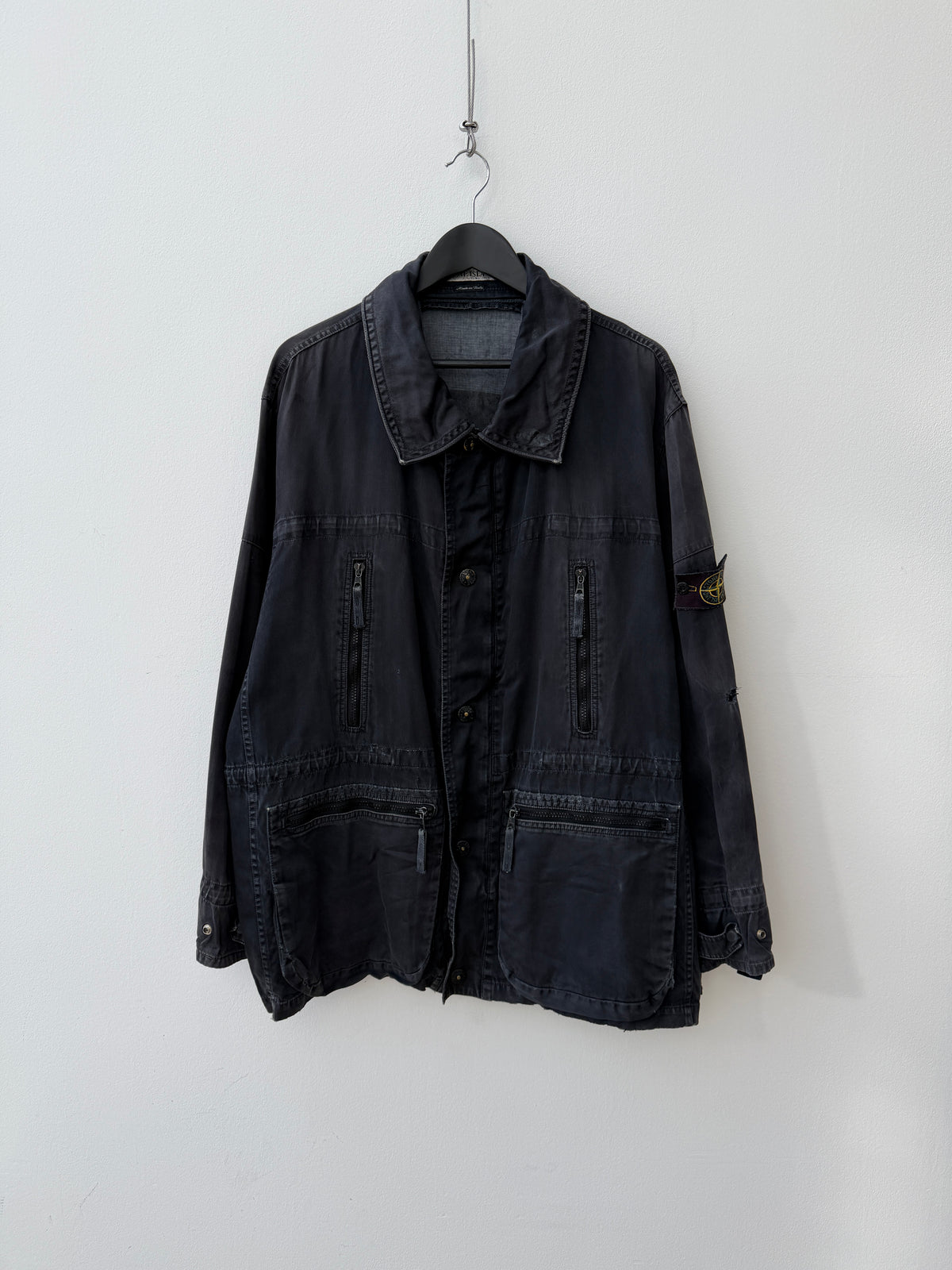 Stone Island 00s Raso Gommato Field Jacket
