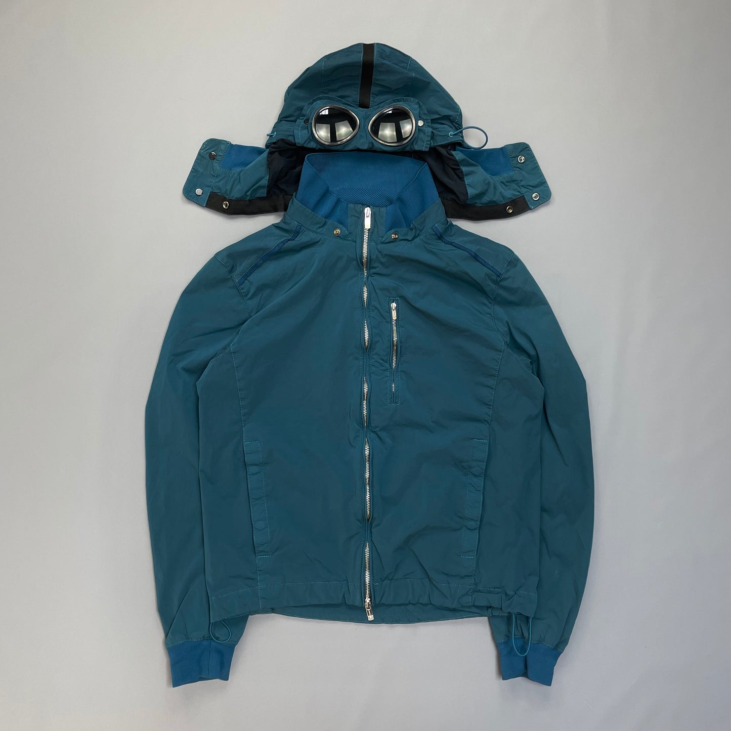 C.P. Company Blue Nycra Goggle Jacket