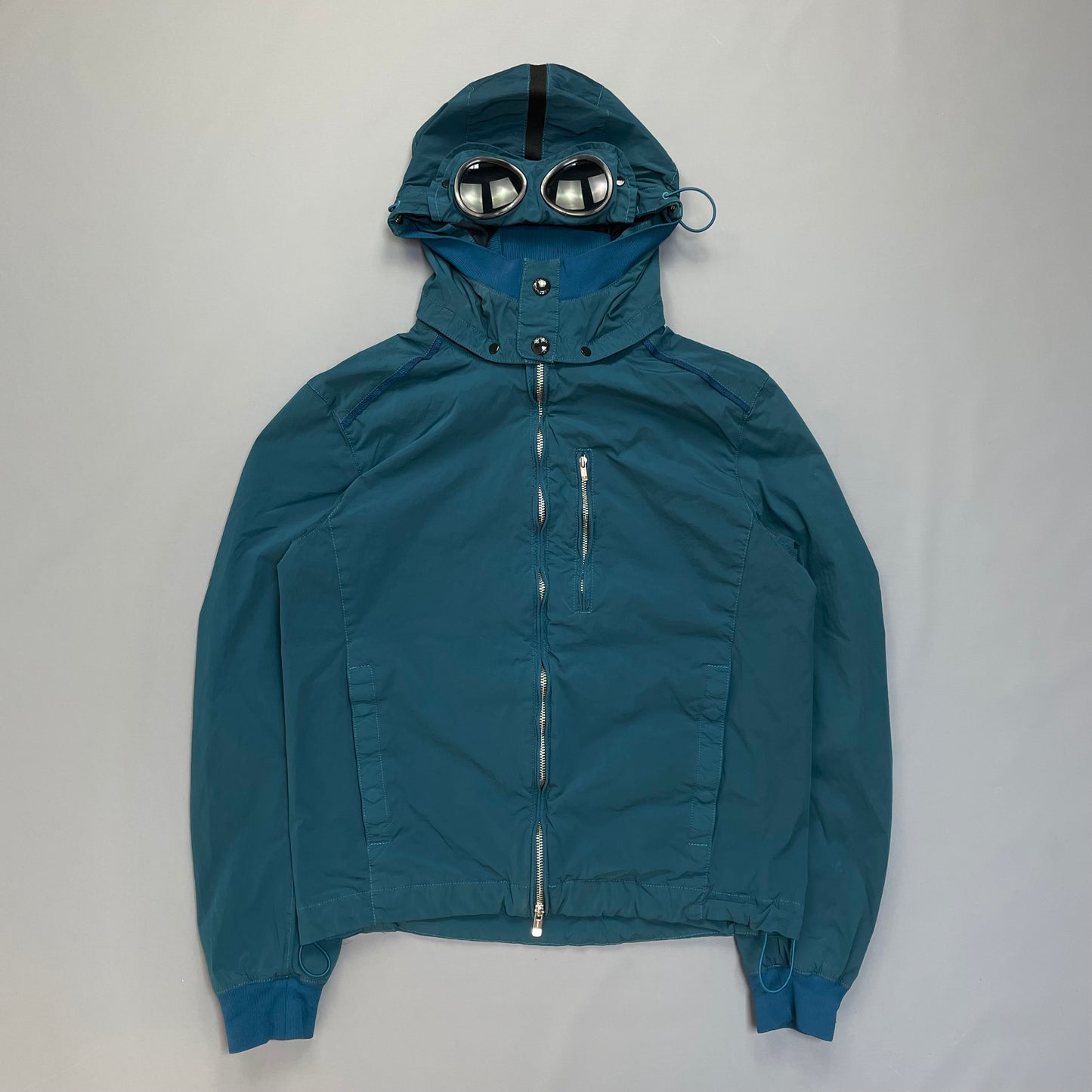 C.P. Company Blue Nycra Goggle Jacket