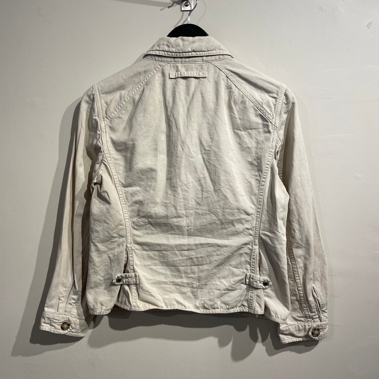 Prada Sport Stone White 00s Cotton Button-Up Blazer