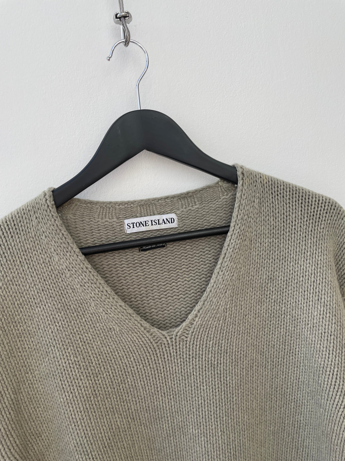 Stone Island AW97 Scoop Neck Knit Jumper