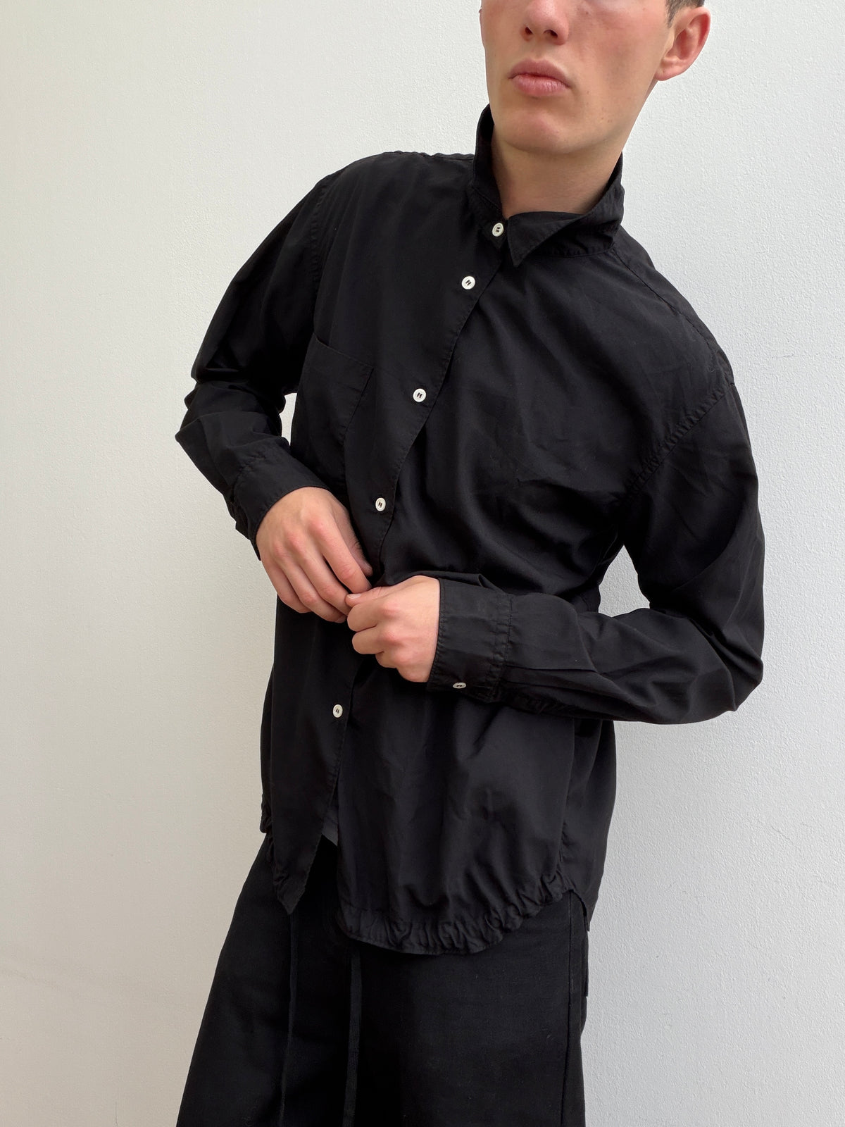 Comme Des Garçon Homme Deux Drawstring Shirt