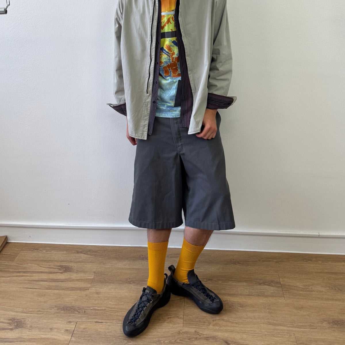 Stone Island X La Sportiva Brown & Navy 00s Suede Climbing Shoes