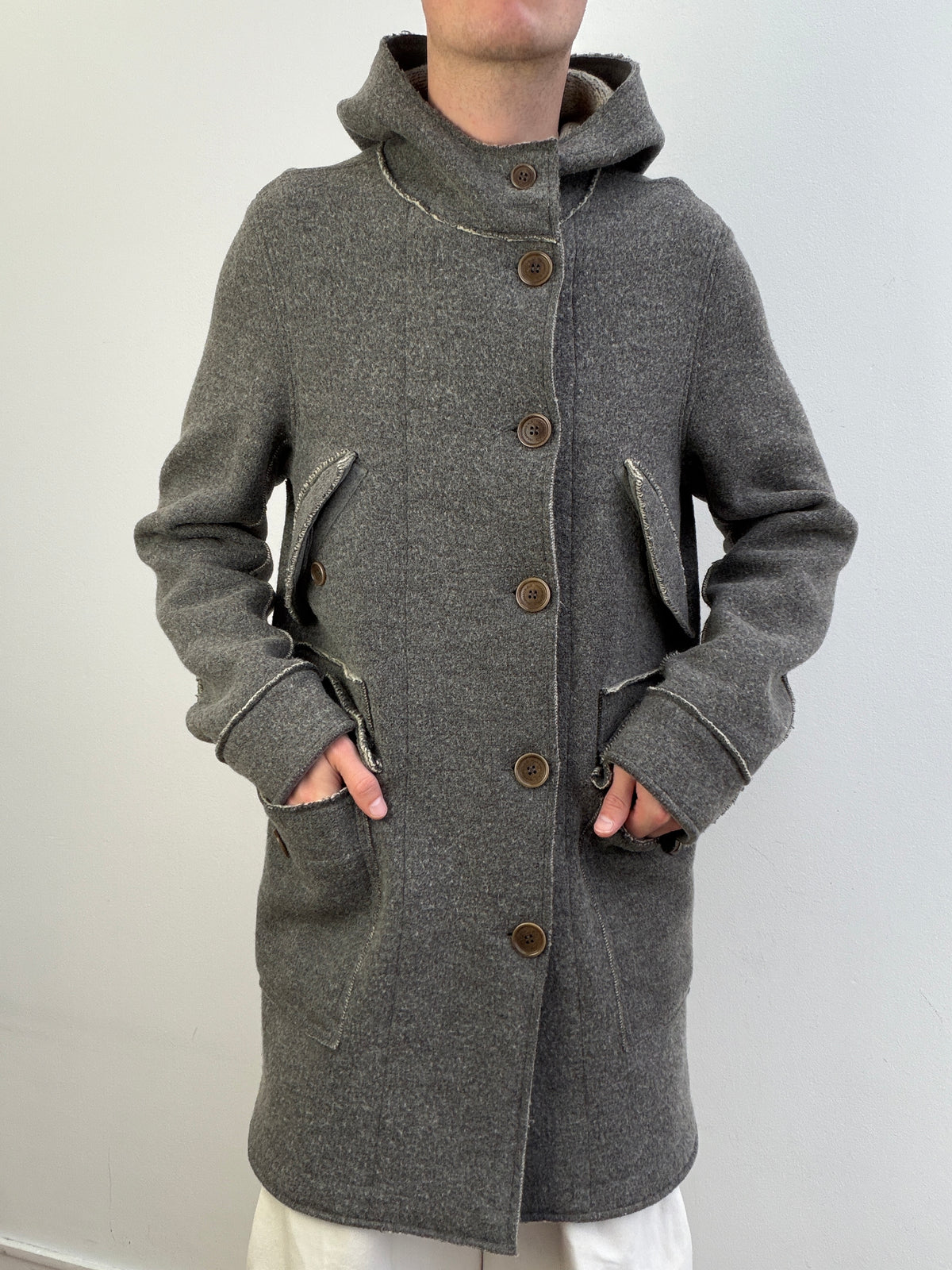 C.P. Company AW09 Wool Hooded Overcoat
