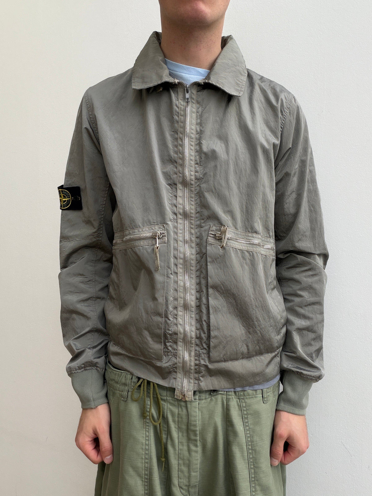 Stone Island SS08 Archive Nylon Metal Flight Bomber Jacket