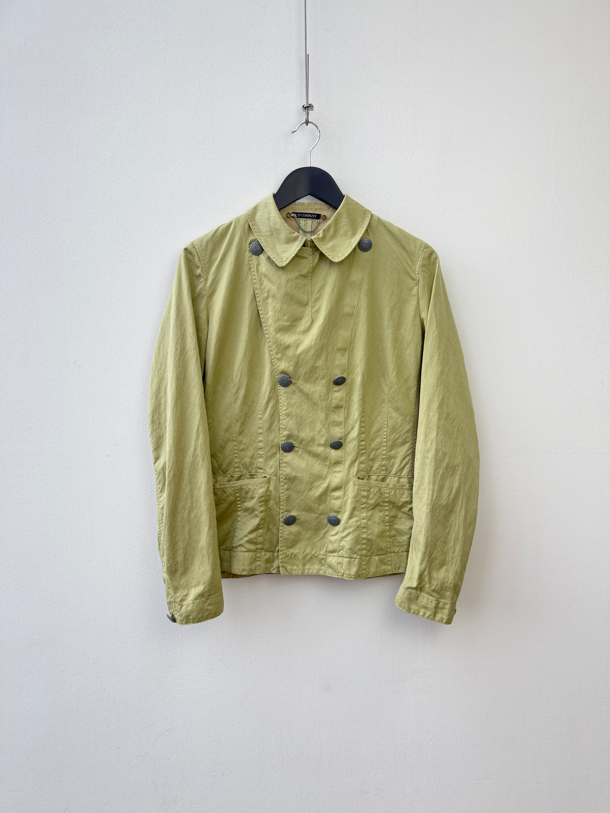 C.P. Company Lime Green SS06 Lightweight Double-Breasted Jacket