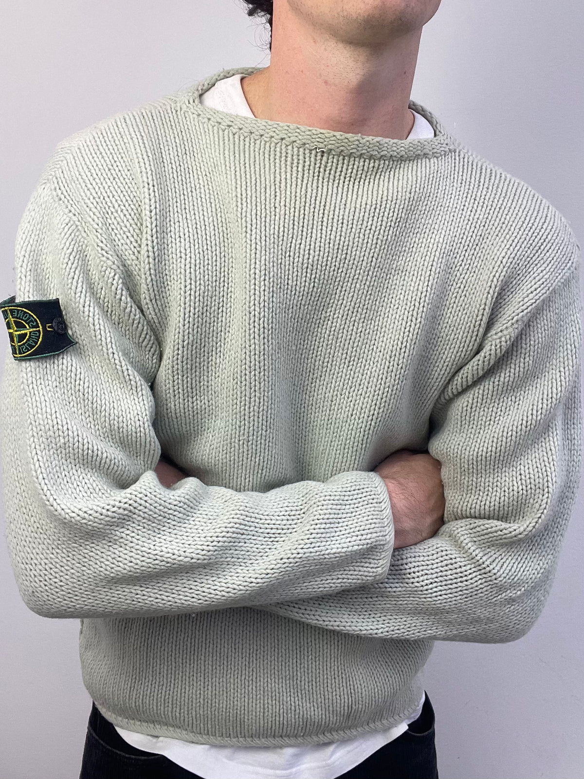 Stone Island 90s Wool Knit Jumper